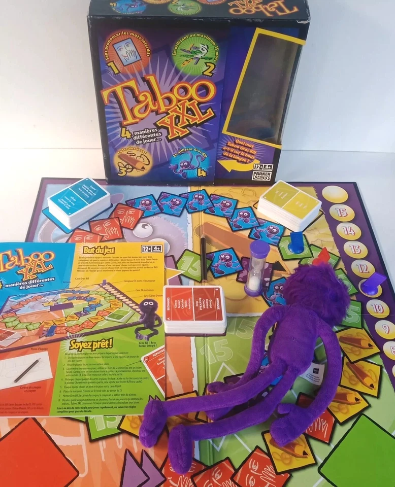 Jeu de Société Taboo XXL avec Gros Bill 2006 Parker Hasbro VF - Photo 1/4