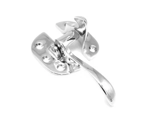 3/8" Offset Cabinet Latch Antique Ice Box Latch Polished Nickel Furniture Latch - Picture 1 of 3