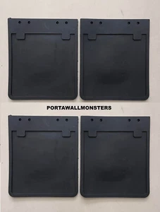Se adapta a VW T1 Splittle T2 T3 T4 Bay con 1200 1500 y 1600 guardabarros negros x4 piezas #02 - Imagen 1 de 1