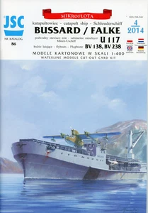 Barco Catapulta Alemán Busard/Halcón # Tarjeta Modelo 1/400 # JSC86 - Imagen 1 de 6
