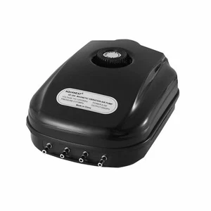 Bomba de aire para acuario 300 galones ajustable 4 salidas para filtro esponja de pecera - Imagen 1 de 5