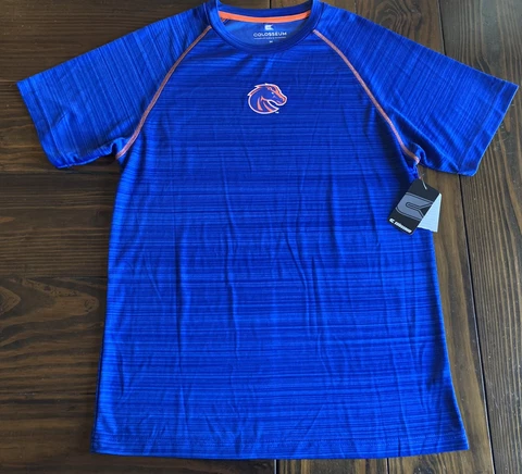 Boise State Broncos Short Sleeve T-Shirt  Colosseum Athletics Blue M Cover