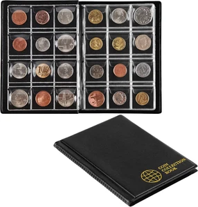 Álbum para guardar monedas: 120 compartimentos para coleccionistas - Picture 1 of 12
