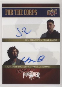 2020 Marvel The Punisher Season 1 Jon Bernthal Ebon Moss-Bachrach Auto p1l