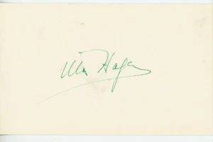 Broadway - Two Time Tony Award winner Uta Hagen & her autograph - Picture 1 of 1
