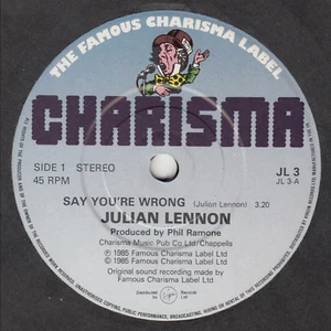 Julian Lennon - Say You're Wrong JL 3 VINYL MINT - Picture 1 of 1