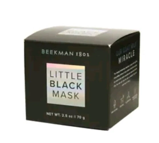 NUEVO EN CAJA Beekman 1802 Pequeña Máscara Negra Leche de Cabra Barro Mar Muerto 2.5 OZ Foto 1 de 1