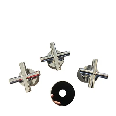 Signature Hardware 421529 Valvola termostatica a 4 vie, maniglie trasversali - Cromo - Immagine 1 di 4