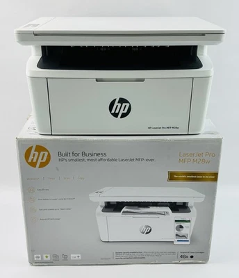 HP LaserJet Pro MFP M28w Wireless Printer Tested & Working With Toner - Image 1 of 4