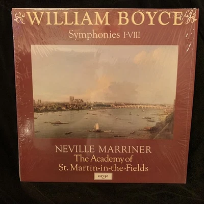 BOYCE, WILLIAM - Symphonies 1-8, MARRINER, ASMF - ARGO ZRG 874 UK ST LP SHRINK - Image 1 of 4