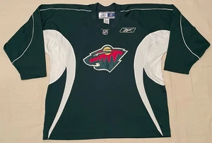Minnesota Wild Reebok Green Home Hockey Jersey Size Adult XXL Blank NHL - Picture 1 of 21