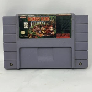 Donkey Kong Country (SNES,1994) Authentic Tested Working  - Picture 1 of 4
