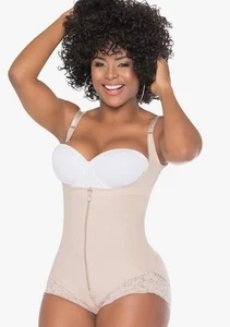 NEW Compression Shapewear Postpartum Lipo Fajas Salome Shaper 0217 $90 Beige XL - Picture 1 of 9