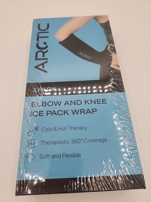 Two Pack - Cold Therapy Compression Ice Sleeve, Knee Ice Pack Wrap for Injuries, - Image 1 of 4