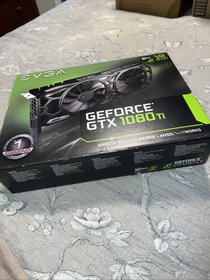 EVGA GeForce GTX 1080 TI SC2 Juegos 11GB GDDR5X Como Está/Sin PCB Foto 1 de 4