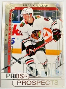 Frank Nazar RC - 2024-25 Upper Deck Extended Pros & Prospects Rookie Insert card - Picture 1 of 3