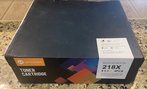 High Yield Toner Cartridge NO CHIP for HP 218X W2180X 218A W2180A 4Pck w/ tool - Picture 1 of 5