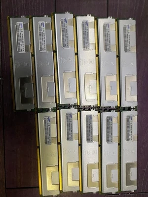 11x 4GB Samsung M393B5170EH1-CF8 PC3-8500R 44GB Shielded Server RAM Memory Lot  - Image 1 of 2