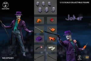 Nuevo CPTOYS CP2401 1/12 The Joker 1989 Jack 6" Figura de Acción Juguete En Stock Nuevo - Imagen 1 de 12