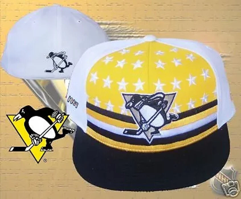 Pittsburgh Penguins NHL Fitted Hat Cap Size 7 - PLEASE READ DESCRIPTION - Image 1 of 1
