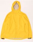 L.L.Bean Mens Hooded Rain Jacket Uk 44 2Xl Yellow Nylon Ng05