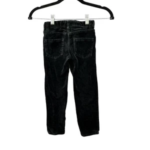 Crewcuts Girls Size 5 5Y Black Velvet Skinny Jeans Pants Stretch Cotton Blend - Picture 1 of 9