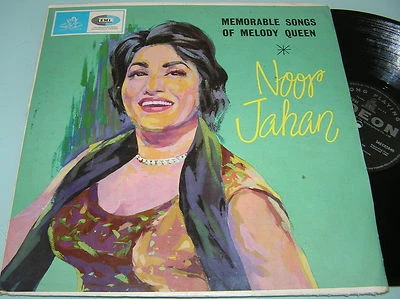 NOOR JAHAN MEMORABLE SONGS OF MELODY QUEEN Bollywood India OST 1st ODEON 1965 LP Foto 1 de 4