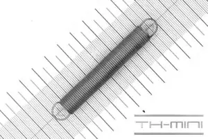 Zug-Feder 1mm Haken Öse 11x77,4mm 3kg Spiral Edel-stahl rostfrei Metall - Bild 1 von 1