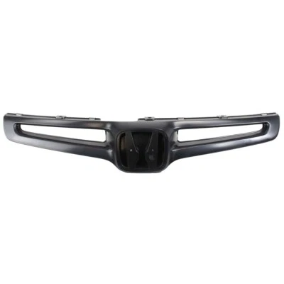 Sedan Black Plastic Fits 2003 2004 2005 Honda Accord HO1200157 New Front Grille - Image 1 of 4