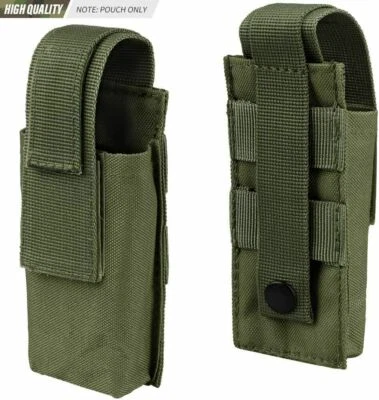 Funda Cuchillo Plegable Táctico Molle Bolsa Multiherramienta Bolsa Linterna Funda Foto 1 de 4