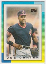 1990 Topps Major League Leaders Minis  #13 Joe Carter Cleveland Indians
