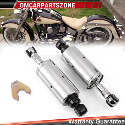 2x Rear Suspension Heavy Duty Rear Shocks For Harley Softail FXSTC Fat-Boy 89-99 — 第 1/4 张图片