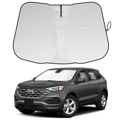 For Ford Edge 2015-24 Car Windshield Sun Shade Front Visor Shield UV Block Cover Foto 1 de 4