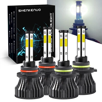 Faro LED de haz alto bajo 6000K más brillante para Mitsubishi 3000GT 1994-1999 4X Foto 1 de 4