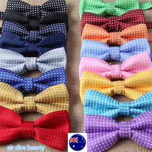 AU Boys Kid Children Party School Pre-tied Wedding dance bow tie Necktie bowtie - Picture 1 of 40