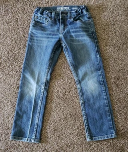 Levi's Signature Skinny Jeans Youth Girls Size 8 Regular Adj Waist - Picture 1 of 14