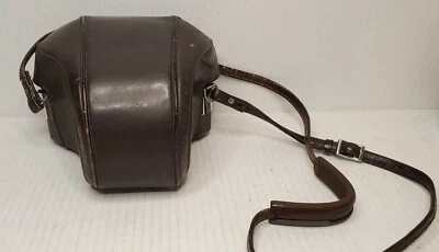 Nikon F Vintage Brown Eveready Leather Hard Case with thin Strap  - Image 1 of 4