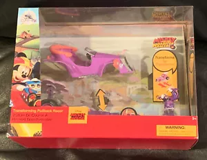 DISNEY STORE DAISY DUCK Mickey Roadster Transforming Pullback Racer Car NEW - Picture 1 of 4