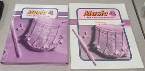 Music 4 Christian Text & Workbook Bob Jones Homeschool - Picture 1 of 1