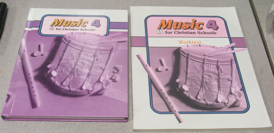 Music 4 Christian Text & Workbook Bob Jones Homeschool - Image 1 of 1