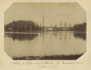 Usine de Blanchifontaine près Rambervillers. Tissage et filature. Circa 1888. - Picture 1 of 1