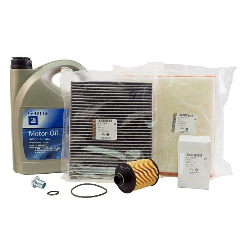 INSPEKTIONSPAKET+5L MOTUL DEXOS-2 5W30 ÖL OPEL ZÜNDKERZEN ASTRA H 1,2-1,8