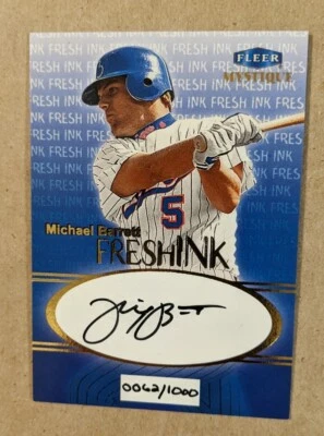 Fleer Mystique 1999 tinta fresca #2 Michael Barrett automático #'D 62/1000 Foto 1 de 2