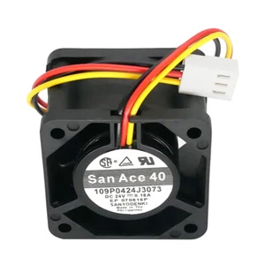 Sanyo Inverter Silent Cooling Fan 109P0424J3073 24 V 0,18 A 40 * 40 * 28 mm - Afbeelding 1 van 3