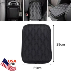 US Waterproof Car Center Console Pad PU Leather Arm Rest Protector Cushion Pad - Picture 1 of 13