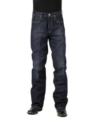 Stetson Western Denim Jeans Mens Modern Dark Was h11-004-1312-4039 BU - Image 1 of 3