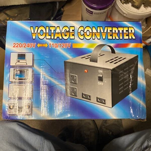 Simran, Up/Down Voltage Converter Transformer, Model#SM-2000DE, 2000 Watt Max - Picture 1 of 5