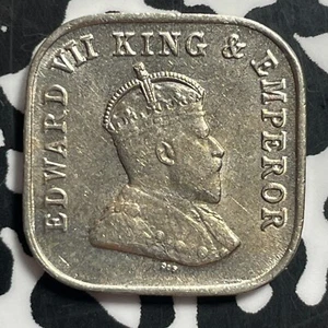 1910 Ceylon 5 Cents Lot#T1399 High Grade! Beautiful! - Picture 1 of 2