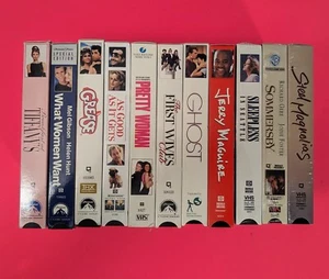 Mom Movies - Eleven VHS For Mothers - Grease / Pretty Woman / Sleepless / Ghost - Picture 1 of 19