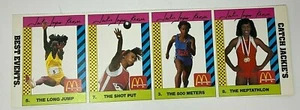1990 McDonald's Jackie Joyner Kersey Sports Tips Uncut Near Mint - Picture 1 of 1